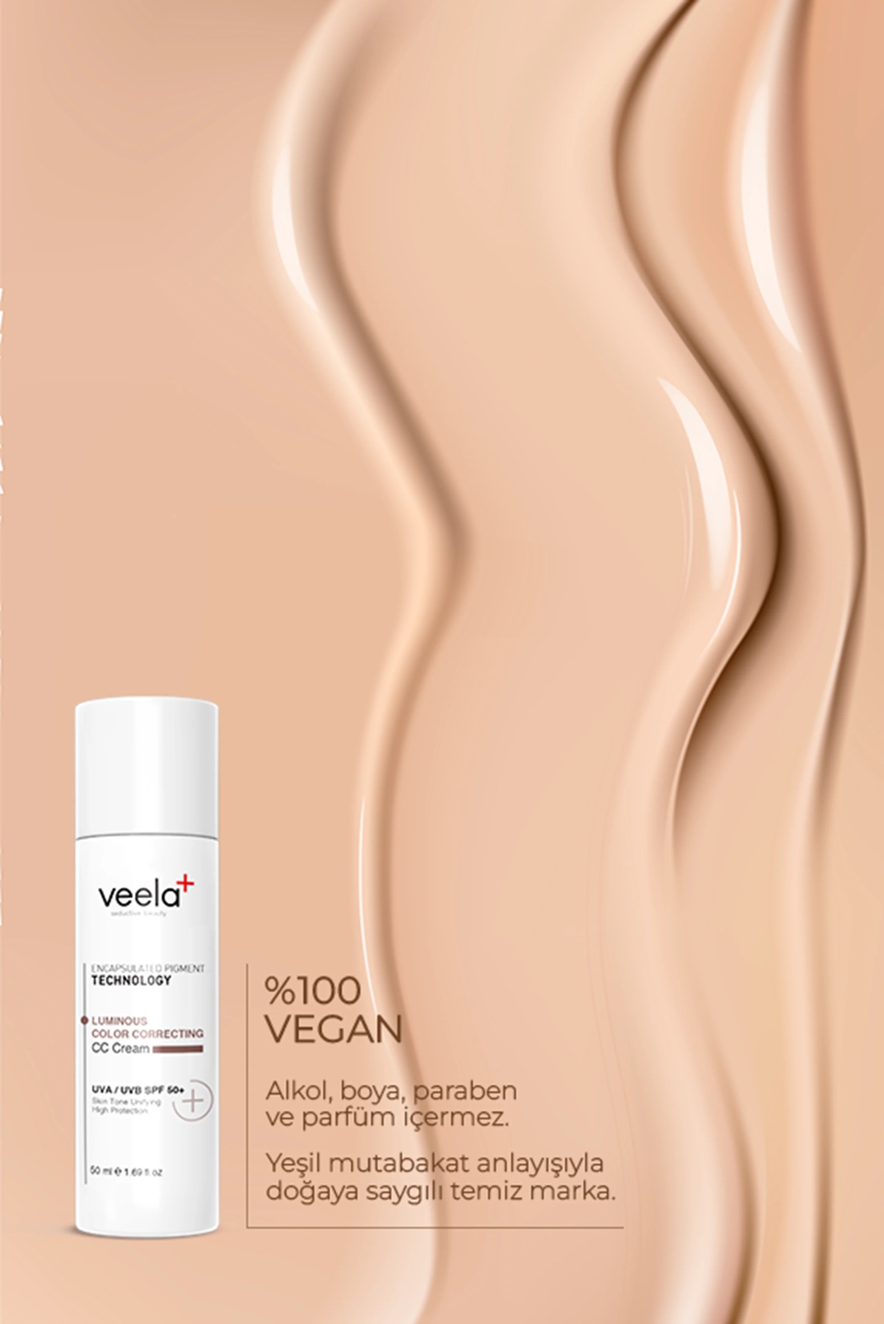 Kapatıcı, Cilt Tonu Eşitleyici ve Leke Karşıtı Luminous Color Correcting CC Cream SPF 50+