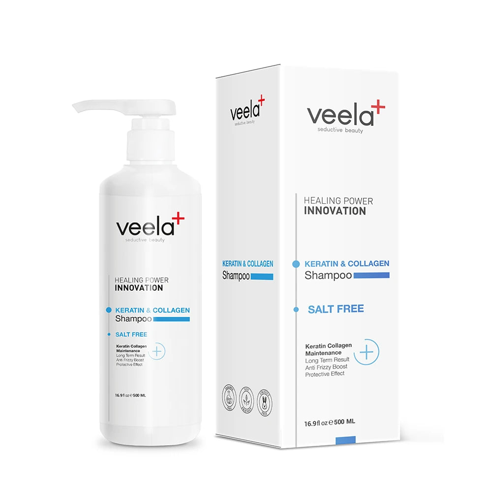Yıpranmış Saçlar İçin Kolajen ve Keratin Bakım Şampuanı Keratin &amp; Collagen Shampoo