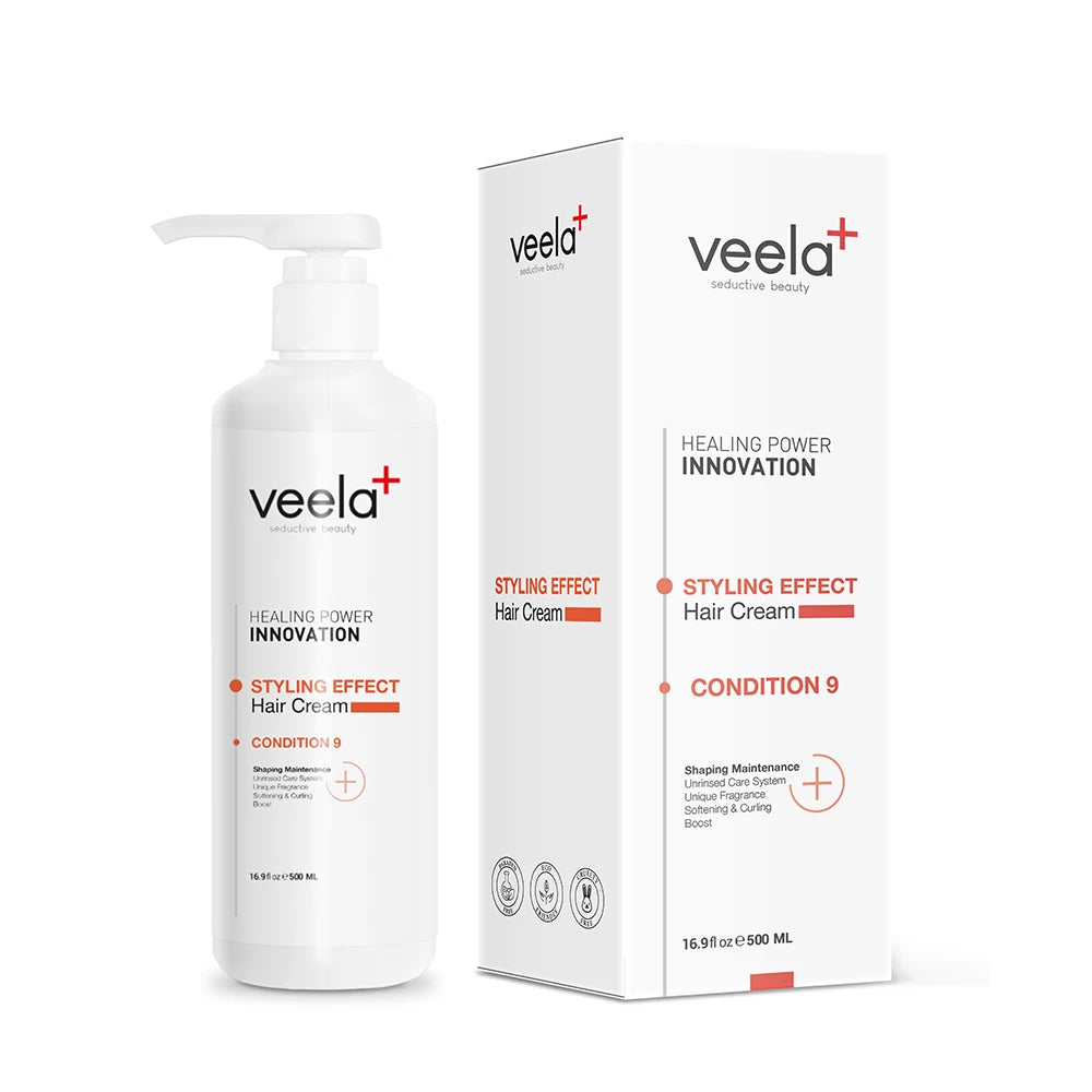 Zor Şekillenen Saçlar İçin - Durulanmayan Şekillendirici Bakım Kremi - Styling Effect Condition 9 Hair Cream