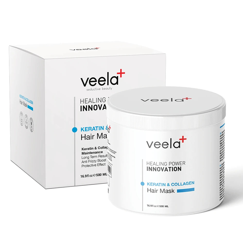 Kuru ve Yıpranmış Saçlar İçin Kolajen ve Keratin Bakım Maskesi - Keratin &amp; Collagen Hair Mask