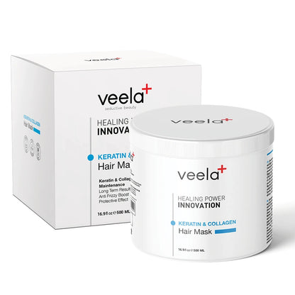 Kuru ve Yıpranmış Saçlar İçin Kolajen ve Keratin Bakım Maskesi - Keratin &amp; Collagen Hair Mask