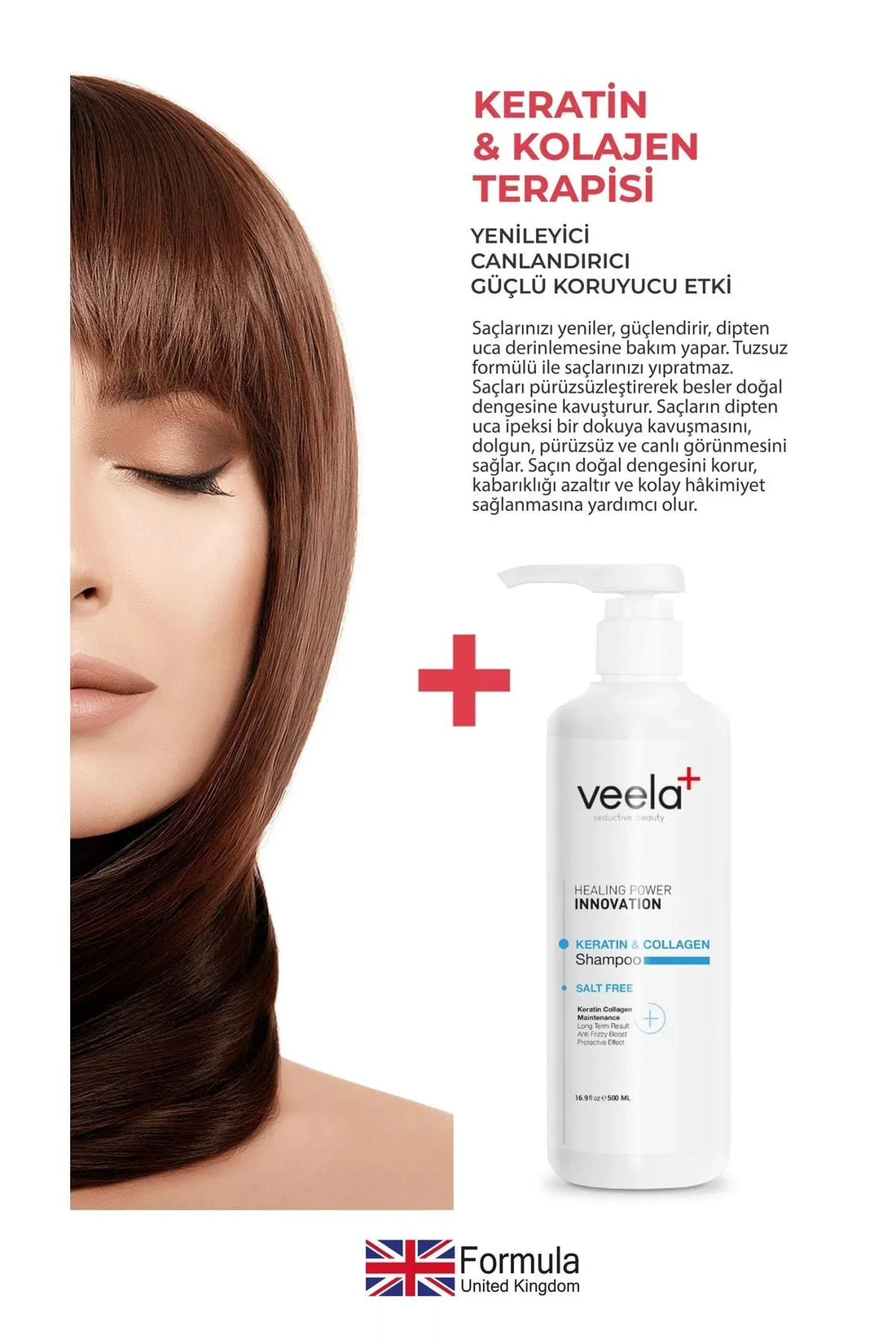 Yıpranmış Saçlar İçin Keratin ve Kolajen Bakım Seti